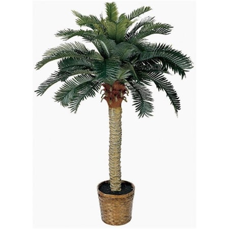 Nearly Natural 4 ft. Sago Silk Palm Tree 5043